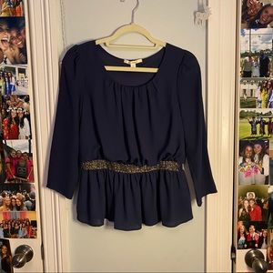 Blue Francesca's shirt